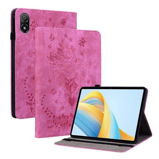 Anti-Scratch Tablet Cover For Honor Pad V8 Pro PU Leather Case Imprinted Design Stand Shell - Rose