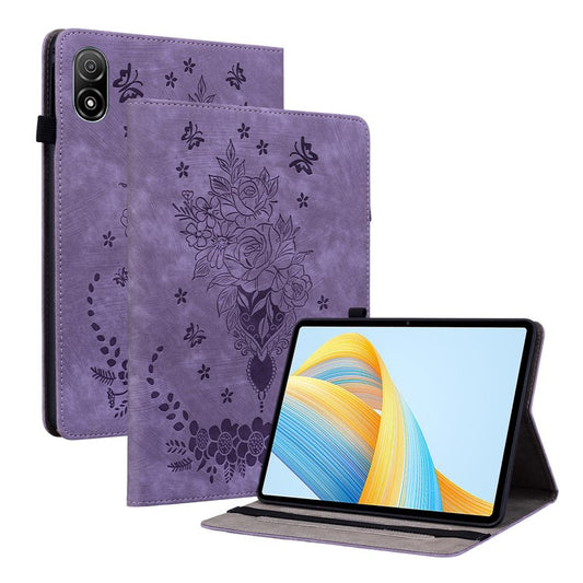 Anti-Scratch Tablet Cover For Honor Pad V8 Pro PU Leather Case Imprinted Design Stand Shell - Purple