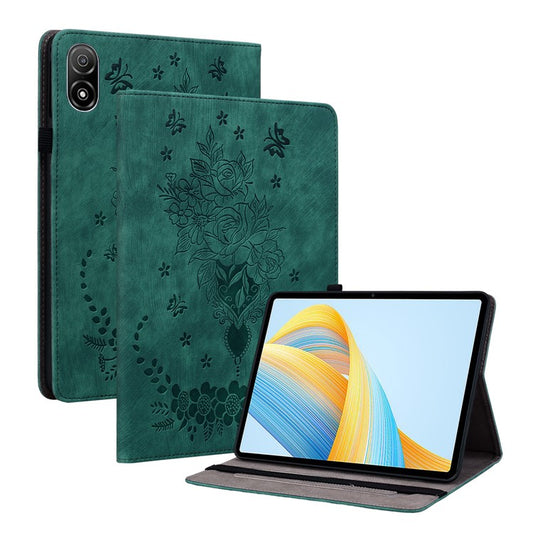 Anti-Scratch Tablet Cover For Honor Pad V8 Pro PU Leather Case Imprinted Design Stand Shell - Green