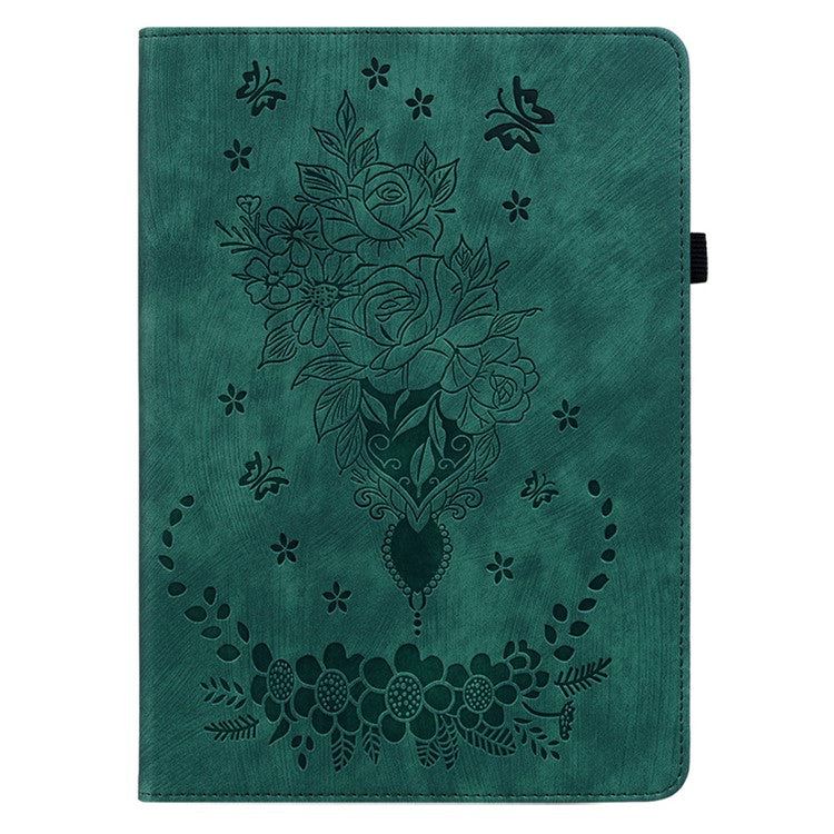 Anti-Scratch Tablet Cover For Honor Pad V8 Pro PU Leather Case Imprinted Design Stand Shell - Green