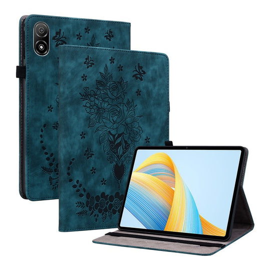 Anti-Scratch Tablet Cover For Honor Pad V8 Pro PU Leather Case Imprinted Design Stand Shell - Blue