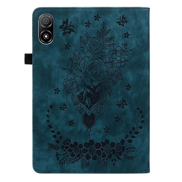 Anti-Scratch Tablet Cover For Honor Pad V8 Pro PU Leather Case Imprinted Design Stand Shell - Blue