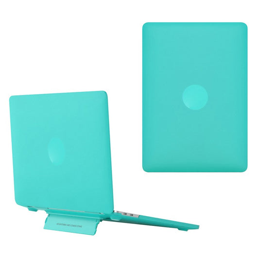 For MacBook Pro 14 inch (2024) (2021) A2442 / (2023) A2779 A2918 A2992 M1 Pro / M1 Max Hard PC Laptop Case Heat Dissipation Kickstand Cover - Green