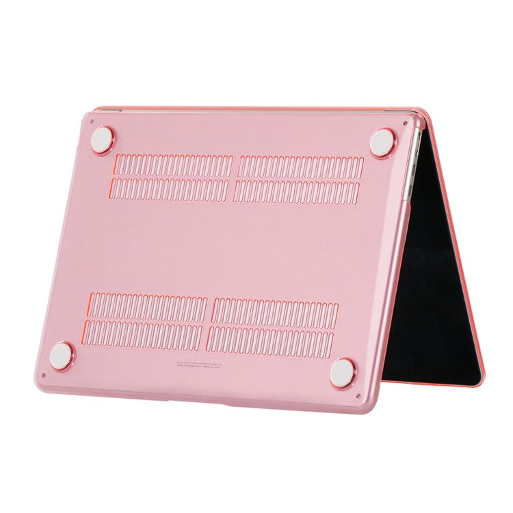 For Macbook Air 15 inch (2025) / (2024) A3114 M3 / (2023) M2 A2941 Laptop Case Transparent Hard PC Protective Cover - Pink