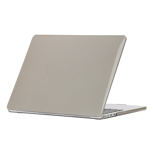 For Macbook Air 15 inch (2025) / (2024) A3114 M3 / (2023) M2 A2941 Laptop Case Transparent Hard PC Protective Cover - Grey