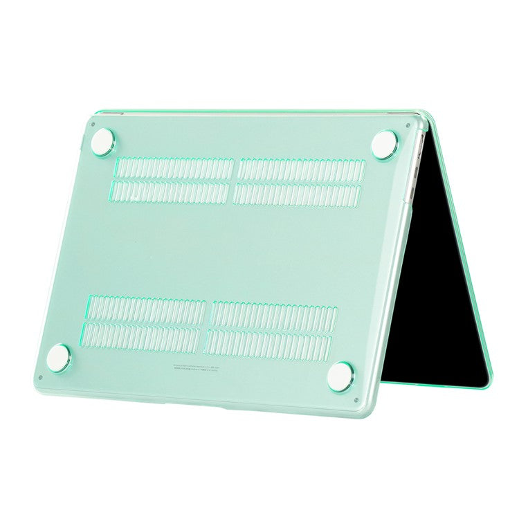 For Macbook Air 15 inch (2025) / (2024) A3114 M3 / (2023) M2 A2941 Laptop Case Transparent Hard PC Protective Cover - Green