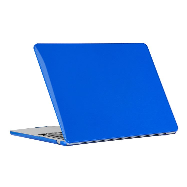 For Macbook Air 15 inch (2025) / (2024) A3114 M3 / (2023) M2 A2941 Laptop Case Transparent Hard PC Protective Cover - Dark Blue