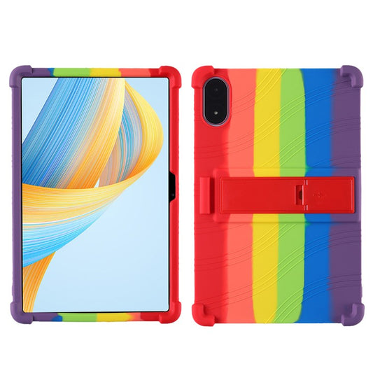For Honor Pad V8 Pro ROD-W09 Soft Silicone Tablet Case PC Kickstand Anti-scratch Tablet Cover - Multi-color