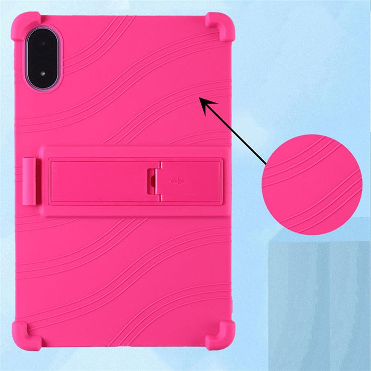 For Honor Pad V8 Pro ROD-W09 Soft Silicone Tablet Case PC Kickstand Anti-scratch Tablet Cover - Sky Blue