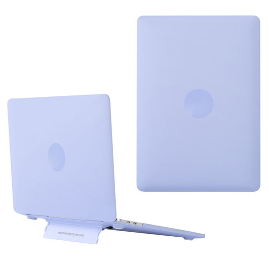 For MacBook Air 13 inch (2013-2017) A1466 / (2010-2012) A1369 Laptop Case Heat Dissipation Kickstand PC Cover - Purple