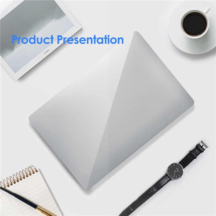 LENTION Matte Hard PC Case for Macbook Air 15 inch (2025) / (2024) A3114 M3 / (2023) M2 A2941 Lightweight Shockproof Laptop Cover - Transparent White