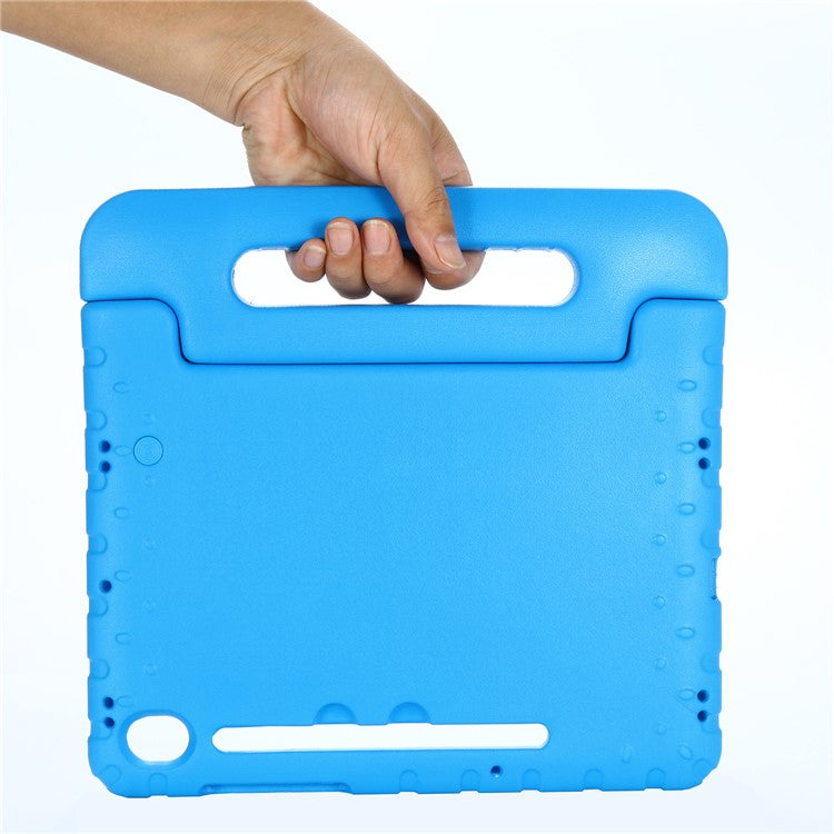 For Samsung Galaxy Tab S9 / S9 FE Protective EVA Kids Cover Handle Kickstand Shockproof Tablet Case - Blue
