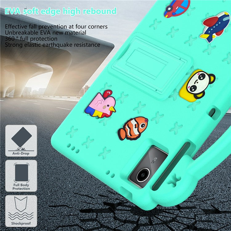 For Huawei MatePad SE 11 / Lenovo Tab M11 / Xiaoxin Pad 11 2024 / Xiaomi Redmi Pad SE Case EVA Tablet Cover - Green
