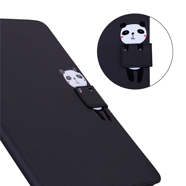 For Samsung Galaxy Tab S8 Leather Case Stand Tablet Cover Card Slots - Black