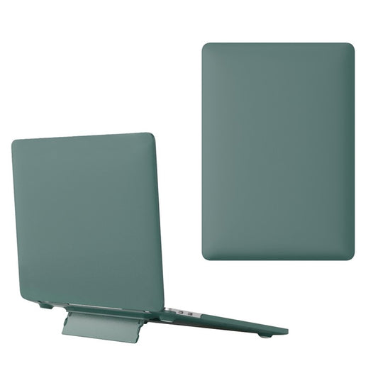 For MacBook Pro 16 inch (2024) (2023) (2021) (A2485 / A2780 / A2991) Case Kickstand Heat Dissipation Laptop Cover - Midnight Green