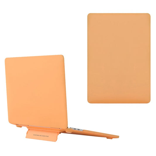For MacBook Pro 16 inch (2024) (2023) (2021) (A2485 / A2780 / A2991) Case Kickstand Heat Dissipation Laptop Cover - Yellow