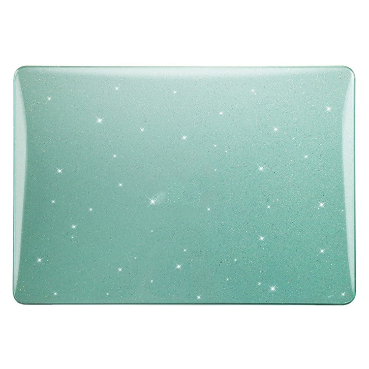 For MacBook Pro 13 inch (2020) A2251 A2289 PC Case Starry Sky Front and Back Laptop Shell Cover - Midnight Green