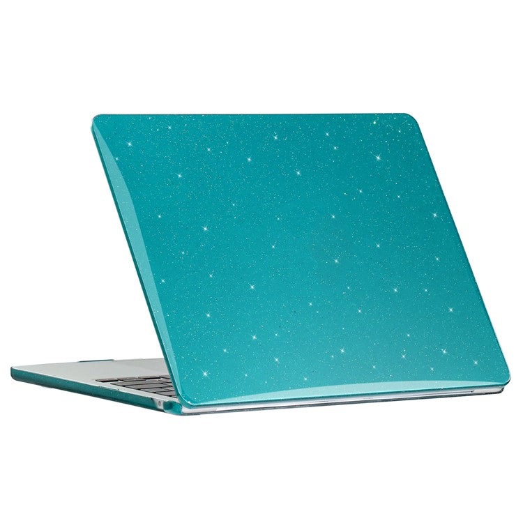 For MacBook Pro 13 inch (2020) A2251 A2289 PC Case Starry Sky Front and Back Laptop Shell Cover - Cyan