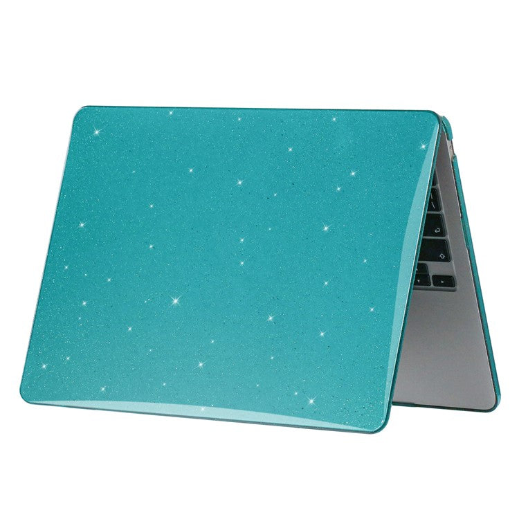 For MacBook Pro 13 inch (2020) A2251 A2289 PC Case Starry Sky Front and Back Laptop Shell Cover - Cyan