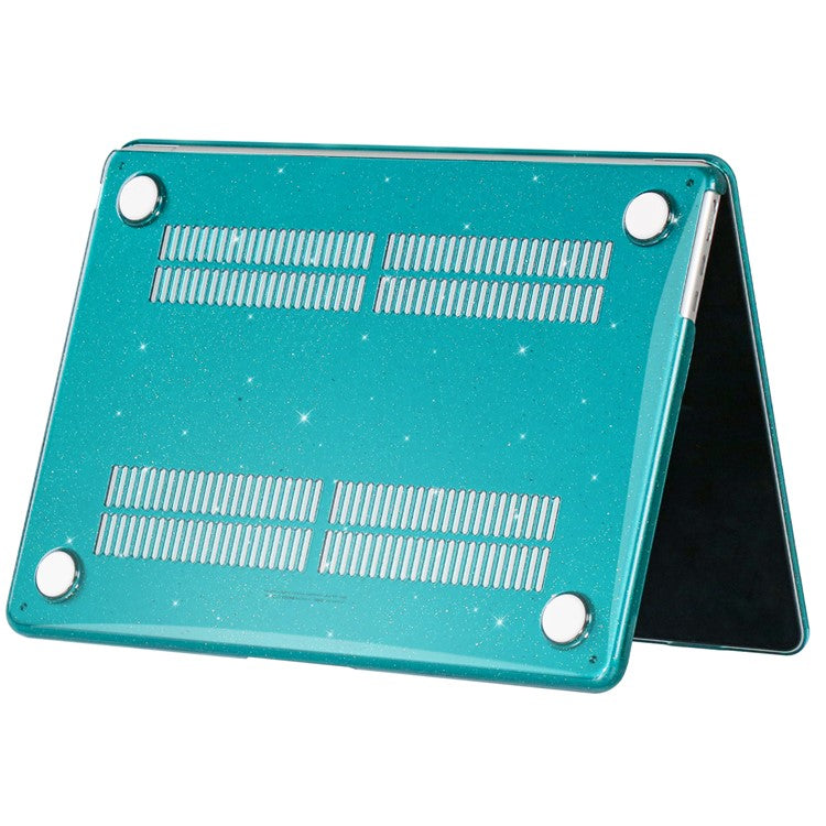 For MacBook Pro 13 inch (2020) A2251 A2289 PC Case Starry Sky Front and Back Laptop Shell Cover - Cyan