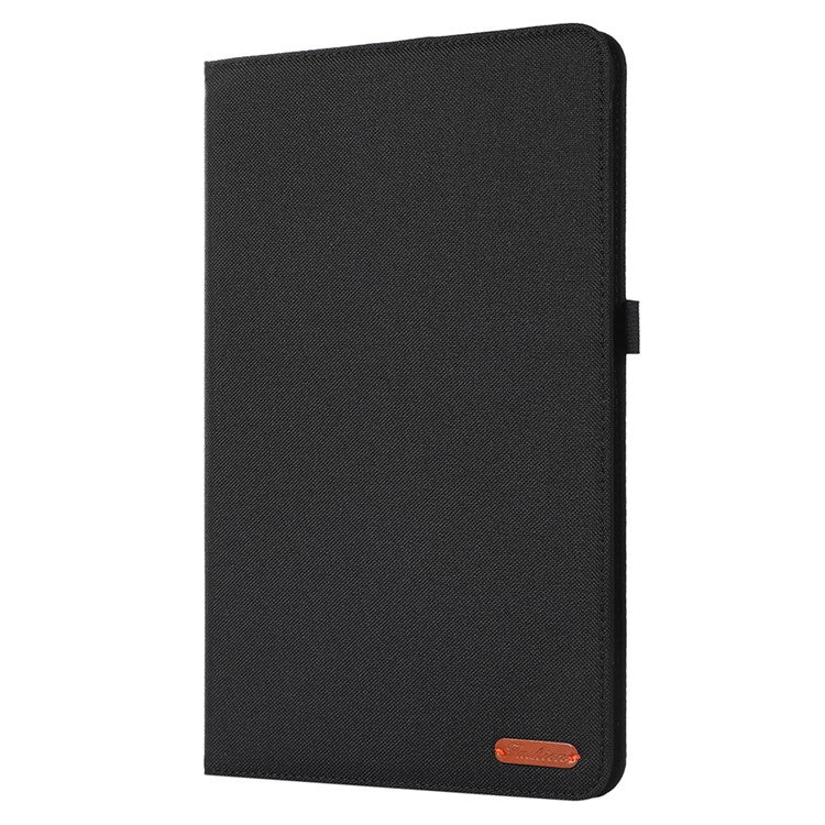 For Honor Pad 9 Pro / Pad V8 Pro Leather Case Card Holder Cloth Texture Tablet Stand Cover - Black