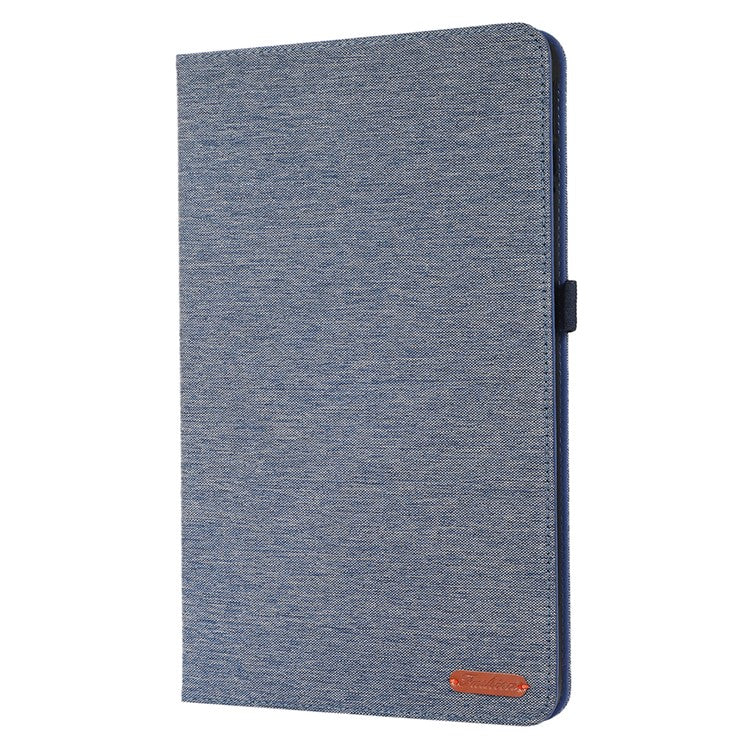 For Honor Pad 9 Pro / Pad V8 Pro Leather Case Card Holder Cloth Texture Tablet Stand Cover - Blue