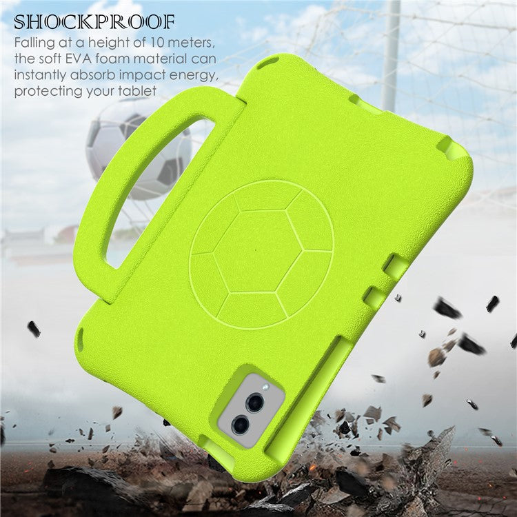EVA Case for Samsung Galaxy Tab S7 / S8 / S9 / S9 FE / Xiaomi Pad 5 / Pad 5 Pro / Lenovo Tab M11 / Xiaoxin Pad 11 2024 , Kickstand Tablet Cover - Green