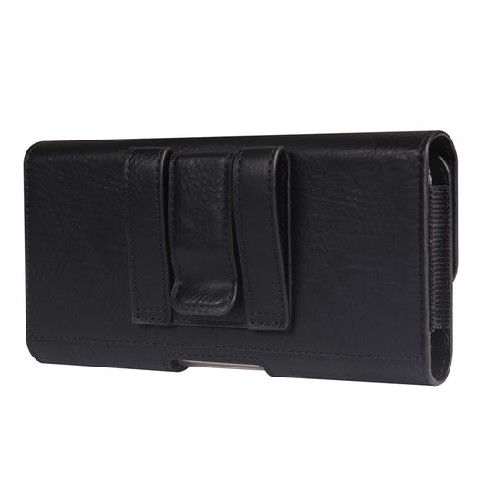 7.2 inch Waist Bag for Huawei Mate 20 X / Honor X20 Max / Meizu Note 22 Horizontal Elastic Phone Holster with Card Slot - Black