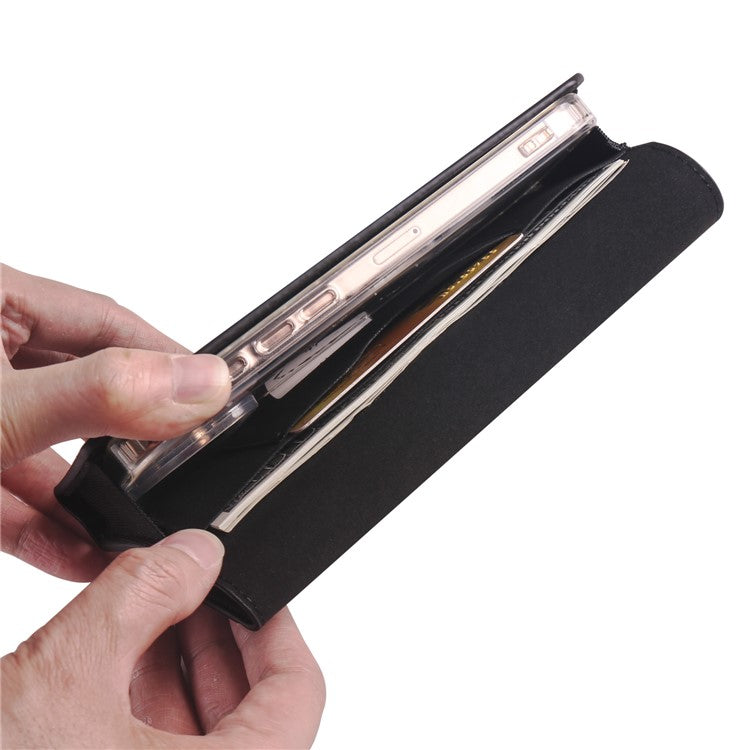 7.2 inch Waist Bag for Huawei Mate 20 X / Honor X20 Max / Meizu Note 22 Horizontal Elastic Phone Holster with Card Slot - Coffee