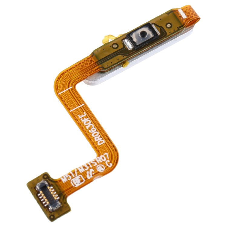 For-Samsung-Galaxy-M51-M515-Power-On-/-Off-Flex-Cable-Replace-Part-(No-Fingerprint-Function)-(without-Logo)--White