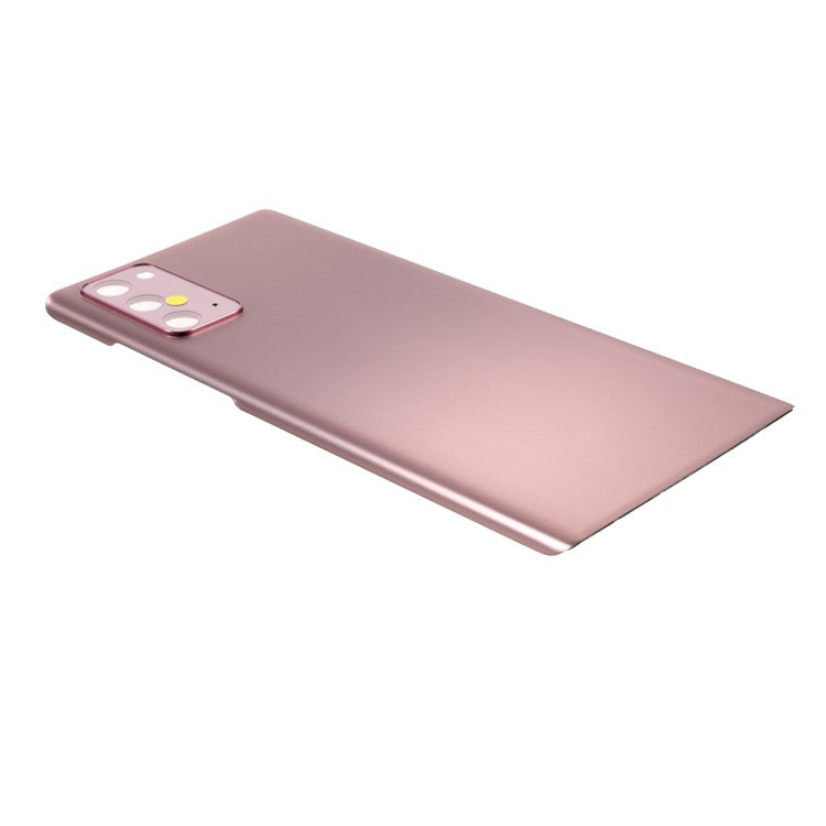 For-Samsung-Galaxy-Note-20-N980-N981-OEM-Plastic-Battery-Housing-with-Adhesive-Sticker-+-Camera-Lens-Ring-Cover--Bronze