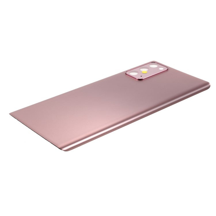 For-Samsung-Galaxy-Note-20-N980-N981-OEM-Plastic-Battery-Housing-with-Adhesive-Sticker-+-Camera-Lens-Ring-Cover--Bronze