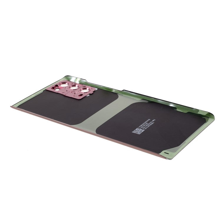For-Samsung-Galaxy-Note-20-N980-N981-OEM-Plastic-Battery-Housing-with-Adhesive-Sticker-+-Camera-Lens-Ring-Cover--Bronze
