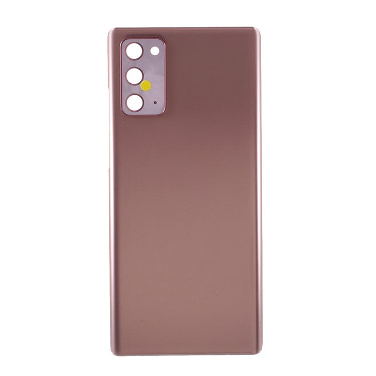 For-Samsung-Galaxy-Note-20-N980-N981-OEM-Plastic-Battery-Housing-with-Adhesive-Sticker-+-Camera-Lens-Ring-Cover--Bronze