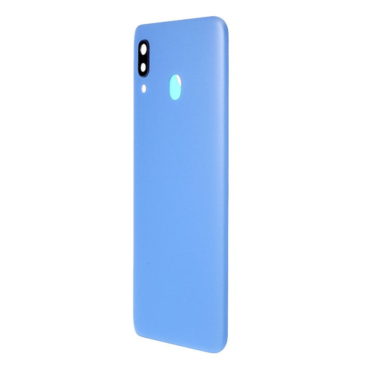 Battery-Housing-Back-Cover-with-Camera-Ring-Lens-Cover-Replacement-(without-Logo)-for-Samsung-Galaxy-A30--Blue