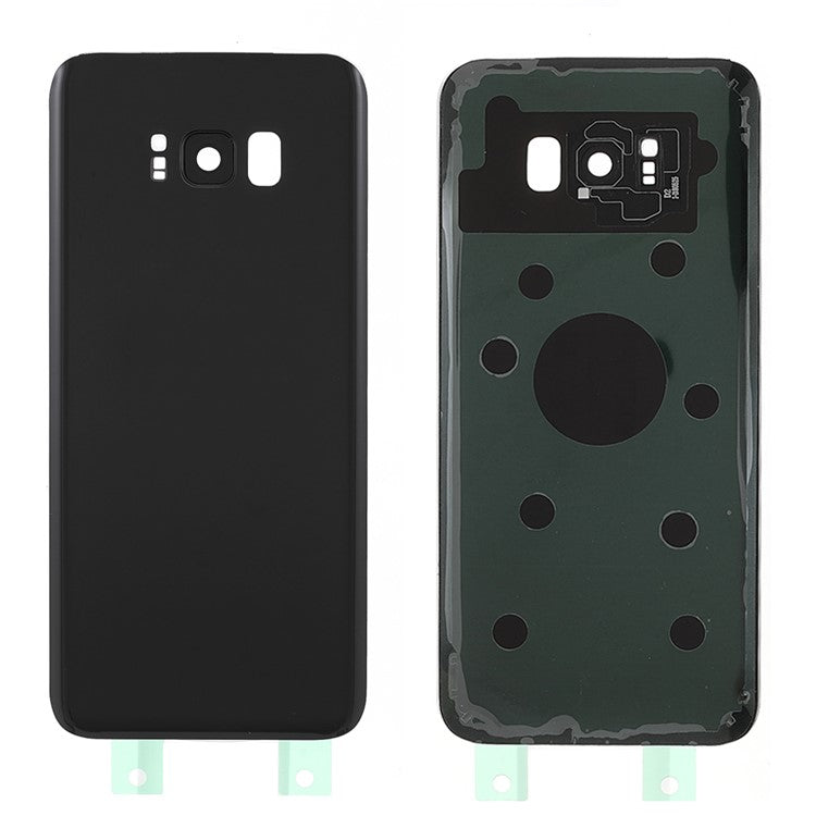 Battery-Housing-Back-Cover-with-Camera-Ring-Lens-Cover-Replacement-(without-Logo)-for-Samsung-Galaxy-S8-Plus--Black