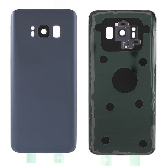 Battery-Housing-Back-Cover-with-Camera-Ring-Lens-Cover-Replacement-(without-Logo)-for-Samsung-Galaxy-S8--Grey