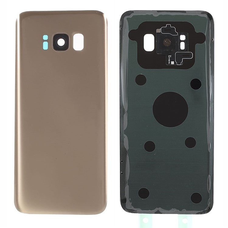 Battery-Housing-Back-Cover-with-Camera-Ring-Lens-Cover-Replacement-(without-Logo)-for-Samsung-Galaxy-S8--Gold
