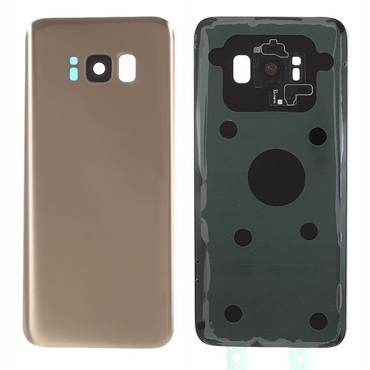 Battery-Housing-Back-Cover-with-Camera-Ring-Lens-Cover-Replacement-(without-Logo)-for-Samsung-Galaxy-S8--Gold