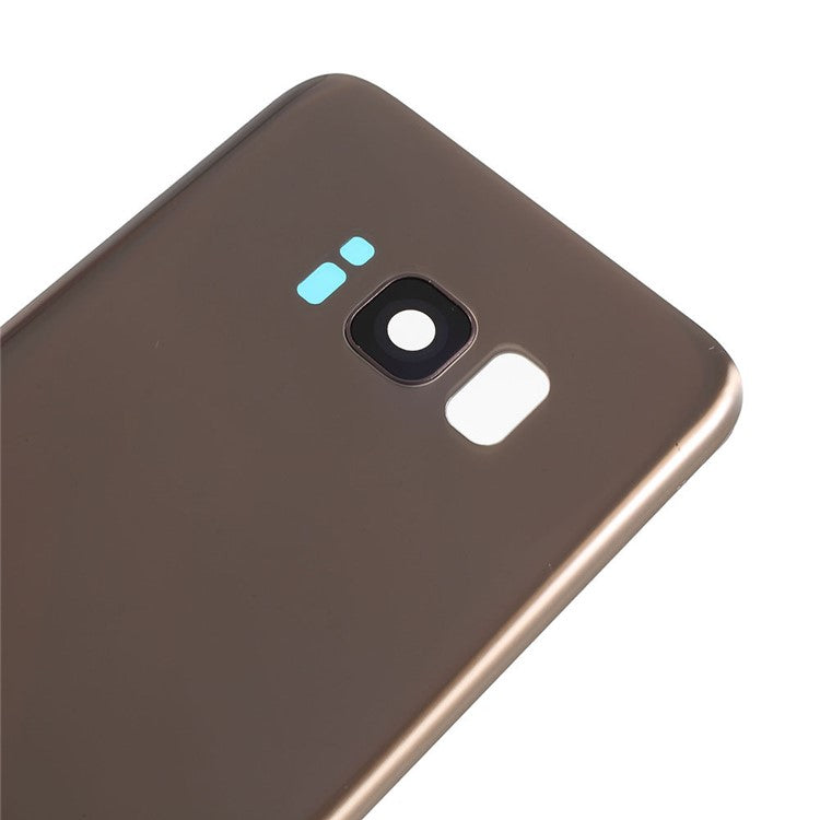 Battery-Housing-Back-Cover-with-Camera-Ring-Lens-Cover-Replacement-(without-Logo)-for-Samsung-Galaxy-S8--Gold