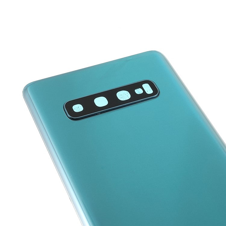 Back-Battery-Housing-Cover-with-Camera-Ring-Lens-Cover-Replacement-(without-Logo)-for-Samsung-Samsung-Galaxy-S10-Plus--Green