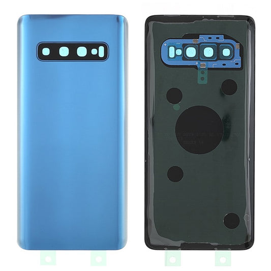 Back-Battery-Housing-Cover-with-Camera-Ring-Lens-Cover-Replacement-(without-Logo)-for-Samsung-Samsung-Galaxy-S10--Blue