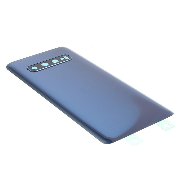 Back-Battery-Housing-Cover-with-Camera-Ring-Lens-Cover-Replacement-(without-Logo)-for-Samsung-Samsung-Galaxy-S10--Blue