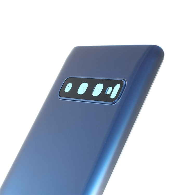 Back-Battery-Housing-Cover-with-Camera-Ring-Lens-Cover-Replacement-(without-Logo)-for-Samsung-Samsung-Galaxy-S10--Blue