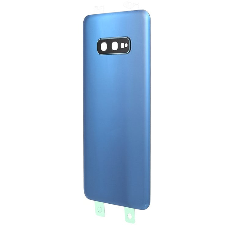 Sturdy-Back-Battery-Housing-with-Camera-Ring-Lens-Cover-Part-(without-Logo)-for-Samsung-Galaxy-S10e--Blue