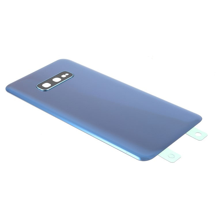 Sturdy-Back-Battery-Housing-with-Camera-Ring-Lens-Cover-Part-(without-Logo)-for-Samsung-Galaxy-S10e--Blue