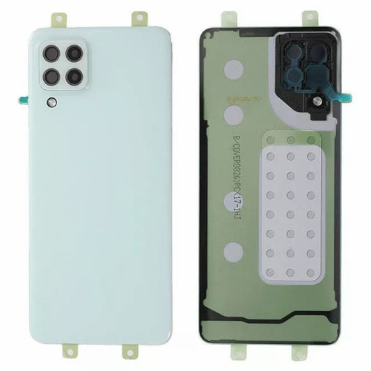For-Samsung-Galaxy-A22-4G-(EU-Version)-A225-OEM-Battery-Housing-with-Adhesive-Sticker+Camera-Lens-Cover--Green