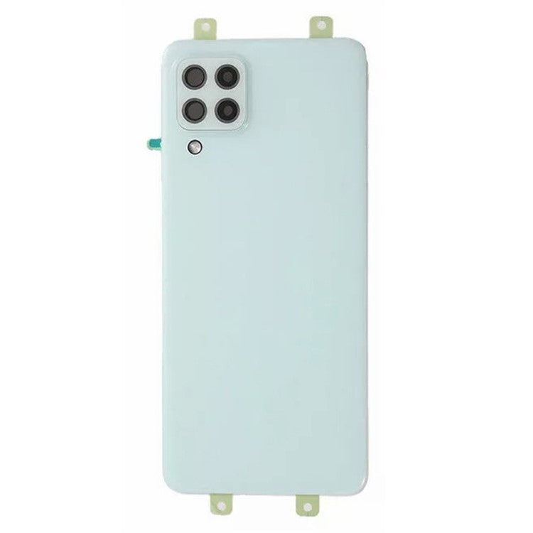 For-Samsung-Galaxy-A22-4G-(EU-Version)-A225-OEM-Battery-Housing-with-Adhesive-Sticker+Camera-Lens-Cover--Green