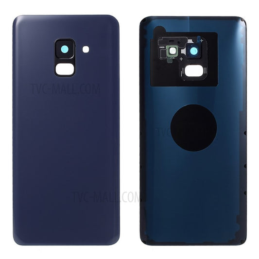 Back-Battery-Housing-Cover-with-Camera-Ring-Lens-Cover-Part-(without-Logo)-for-Samsung-Galaxy-A8-(2018)-A530--Purple