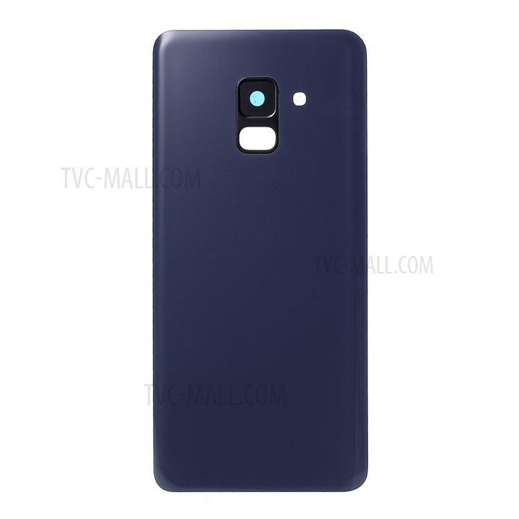 Back-Battery-Housing-Cover-with-Camera-Ring-Lens-Cover-Part-(without-Logo)-for-Samsung-Galaxy-A8-(2018)-A530--Purple